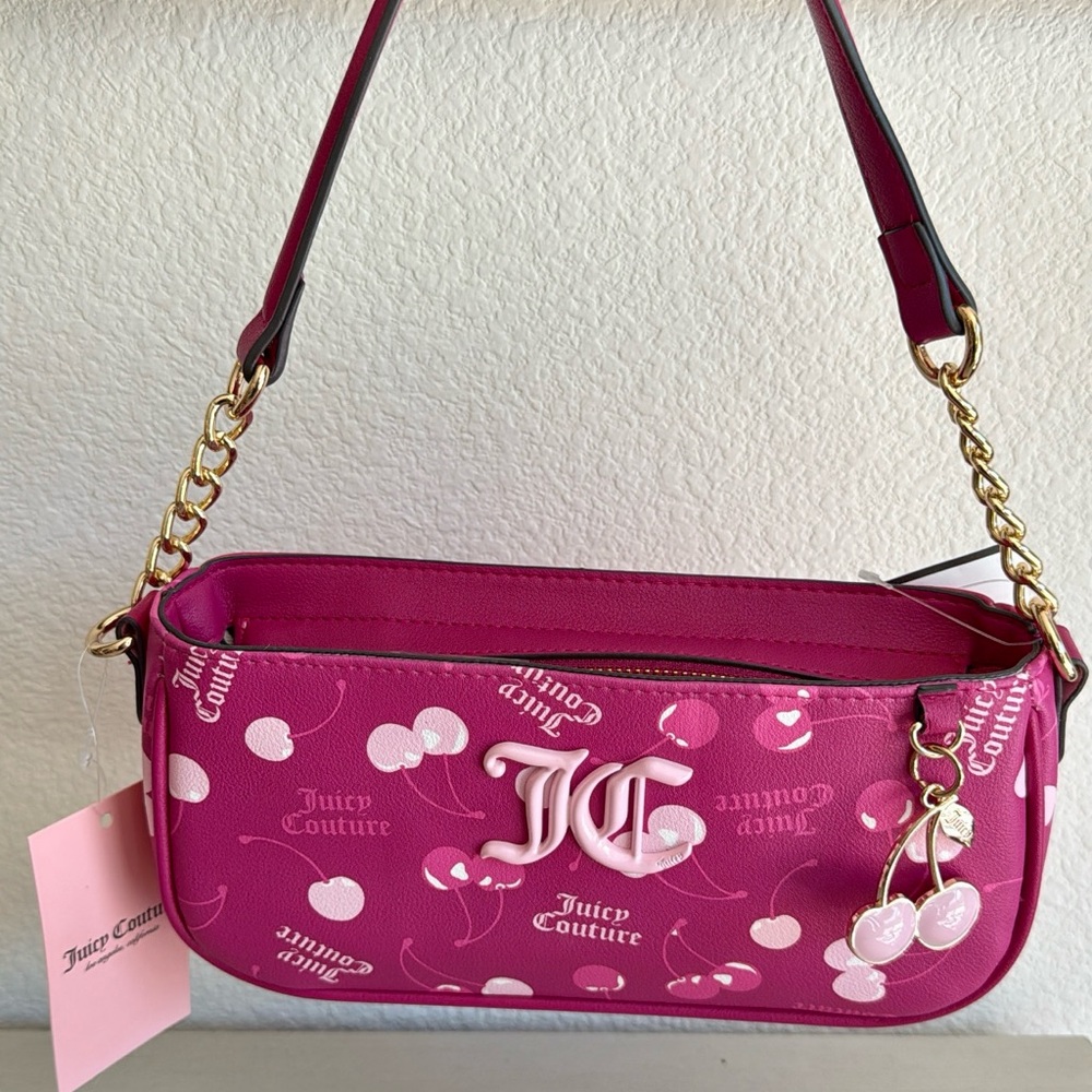 Juicy Couture Pink Shoulder Bag Cherry